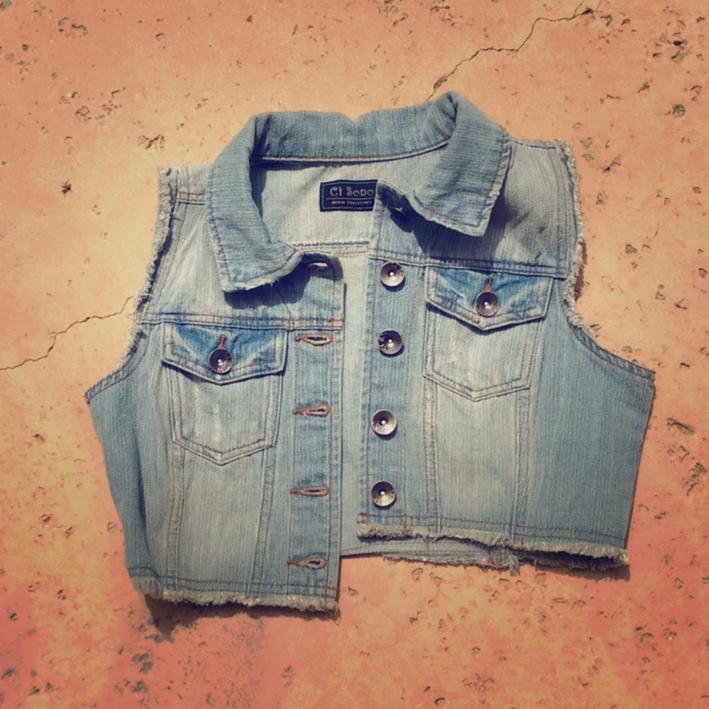 Denim jean jacket from ci sono
